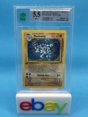 Machamp - 8/102 - Holo Rare - 1st Edition - MNT 5.5